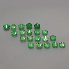 2,38 ct natürliche grüner Tsavorit-Edelsteine, Rundschliff, VS