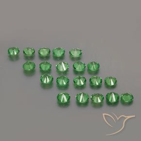 2,71 ct natürliche grüner Tsavorit-Edelsteine, Rundschliff, VS