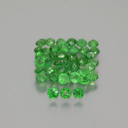 2,83 ct natürliche grüner Tsavorit-Edelsteine, Rundschliff, VS-SI