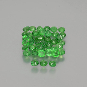 2,83 ct natürliche grüner Tsavorit-Edelsteine, Rundschliff, VS-SI