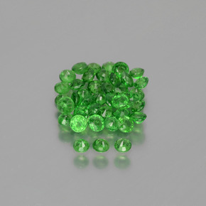 2,85 ct natürliche grüner Tsavorit-Edelsteine, Rundschliff, VS-SI