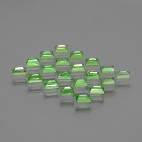 1,90 ct natürliche grüner Tsavorit-Edelsteine, Baguette, VS