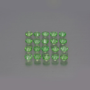 1,61 ct natürliche grüner Tsavorit-Edelsteine, Rundschliff, VS