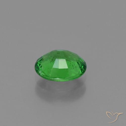 1,00 ctw natürlicher grüner Tsavorit, Oval Schliff, VS