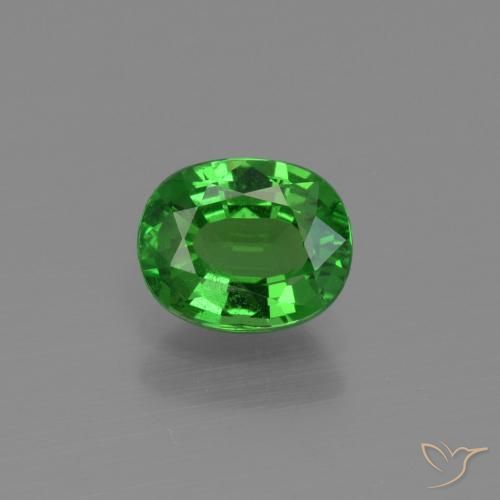 1.10ct Natürlicher Giftgrün Tsavorit-Granat, Oval, VS