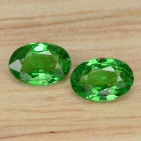 0,85 ct natürliche grüner Tsavorit-Edelsteine, Oval Schliff, VS