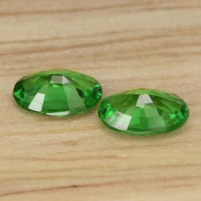 0,85 ct natürliche grüner Tsavorit-Edelsteine, Oval Schliff, VS