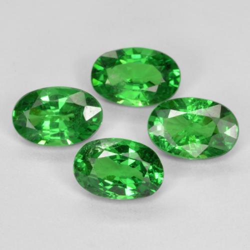 1,95 ct natürliche grüner Tsavorit-Edelsteine, Oval Schliff, VS