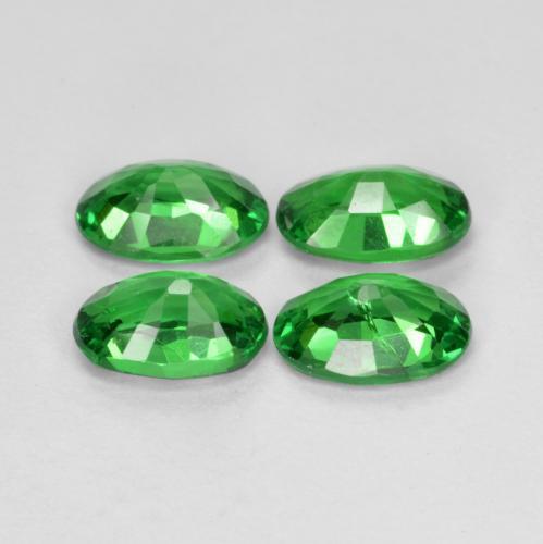 1,95 ct natürliche grüner Tsavorit-Edelsteine, Oval Schliff, VS
