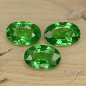 1,30 ct natürliche grüner Tsavorit-Edelsteine, Oval Schliff, VS