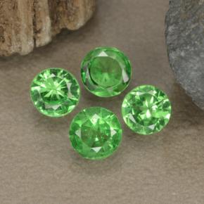 1,01 ct natürliche grüner Tsavorit-Edelsteine, Rundschliff, VS
