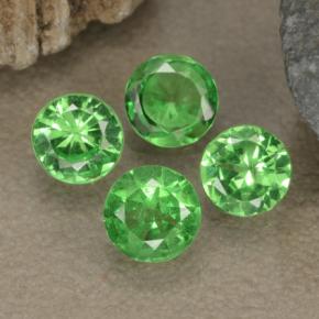 1,01 ct natürliche grüner Tsavorit-Edelsteine, Rundschliff, VS