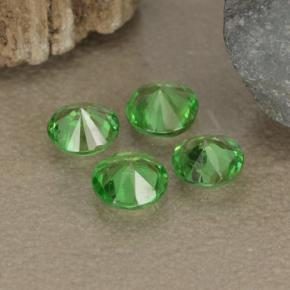 1,01 ct natürliche grüner Tsavorit-Edelsteine, Rundschliff, VS