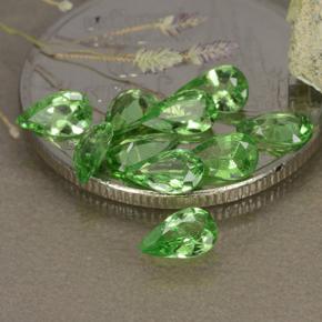 1,48 ct natürliche grüner Tsavorit-Edelsteine, Birnenform, VS
