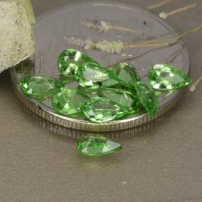 1,48 ct natürliche grüner Tsavorit-Edelsteine, Birnenform, VS