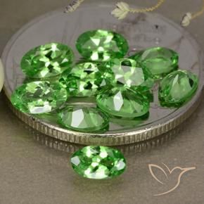 2.68 ct natürliche Mittelgrün Tsavorit-Granat-Edelsteine, Oval, VS