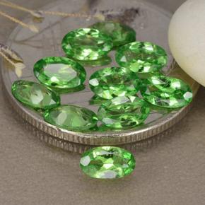 2,27 ct natürliche grüner Tsavorit-Edelsteine, Oval Schliff, VS