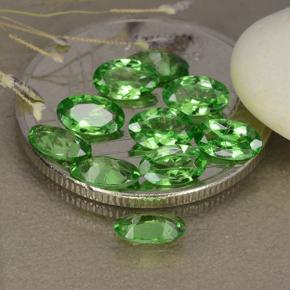 2,27 ct natürliche grüner Tsavorit-Edelsteine, Oval Schliff, VS