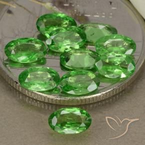 2.33 ct natürliche hellgrün Tsavorit-Granat-Edelsteine, Oval, VS