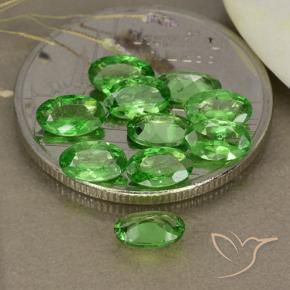 2.33 ct natürliche hellgrün Tsavorit-Granat-Edelsteine, Oval, VS