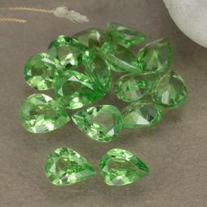 2,07 ct natürliche grüner Tsavorit-Edelsteine, Birnenform, VS