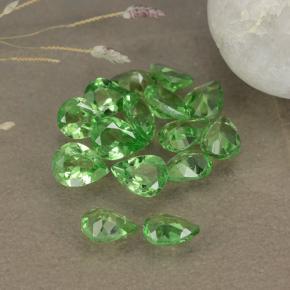 2,07 ct natürliche grüner Tsavorit-Edelsteine, Birnenform, VS