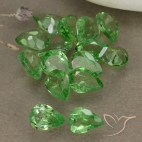 1.98 ct natürliche hellgrün Tsavorit-Granat-Edelsteine, Birnenform, VS