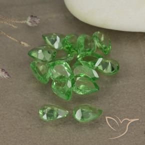 1.98 ct natürliche hellgrün Tsavorit-Granat-Edelsteine, Birnenform, VS
