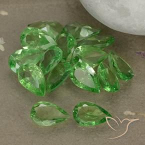 2.81 ct natürliche Lebendiges grün Tsavorit-Granat-Edelsteine, Birnenform, VS