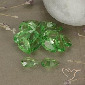 2.81 ct natürliche Lebendiges grün Tsavorit-Granat-Edelsteine, Birnenform, VS