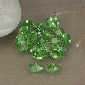 2,99 ct natürliche grüner Tsavorit-Edelsteine, Birnenform, VS