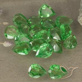 2.48 ct natürliche Helles Waldgrün Tsavorit-Granat-Edelsteine, Birnenform, VS