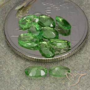 2.09 ct natürliche Mittelgrün Tsavorit-Granat-Edelsteine, Oval, VS