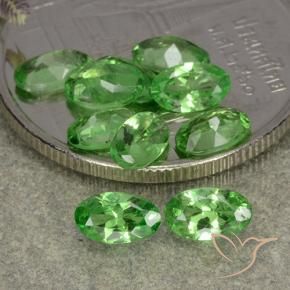 2.21 ct natürliche Lebendiges grün Tsavorit-Granat-Edelsteine, Oval, VS