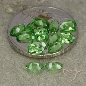 3.22 ct natürliche Lebendiges grün Tsavorit-Granat-Edelsteine, Oval, VS