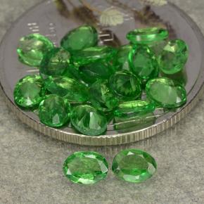 3,03 ct natürliche grüner Tsavorit-Edelsteine, Oval Schliff, VS