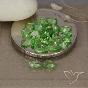 2.48 ct natürliche Lebendiges grün Tsavorit-Granat-Edelsteine, Birnenform, VS