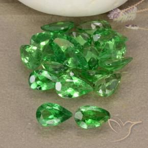 3.47 ct natürliche hellgrün Tsavorit-Granat-Edelsteine, Birnenform, VS