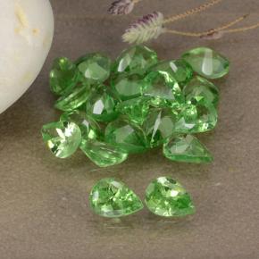 3,14 ct natürliche grüner Tsavorit-Edelsteine, Birnenform, VS