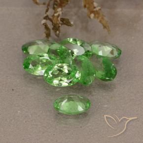 2.59 ct natürliche Lebendiges grün Tsavorit-Granat-Edelsteine, Oval, VS