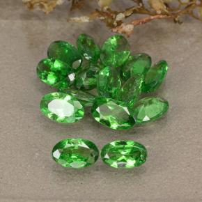 3,21 ct natürliche grüner Tsavorit-Edelsteine, Oval Schliff, VS