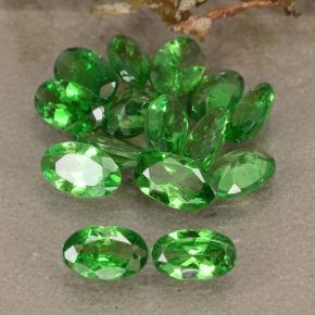3,21 ct natürliche grüner Tsavorit-Edelsteine, Oval Schliff, VS