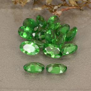 3,21 ct natürliche grüner Tsavorit-Edelsteine, Oval Schliff, VS