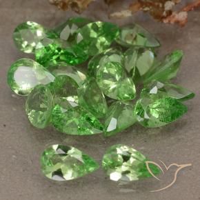 4,77 ct natürliche grüner Tsavorit-Edelsteine, Birnenform, VS