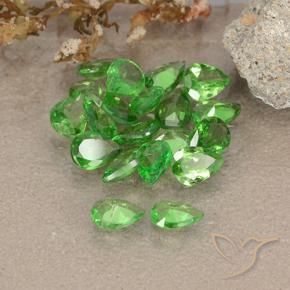 2.46 ct natürliche hellgrün Tsavorit-Granat-Edelsteine, Birnenform, VS