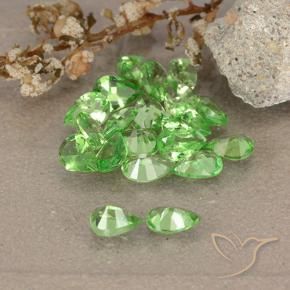 2.48 ct natürliche Lebendiges grün Tsavorit-Granat-Edelsteine, Birnenform, VS