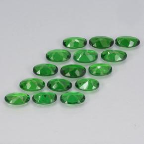 3,24 ct natürliche grüner Tsavorit-Edelsteine, Oval Schliff, VS