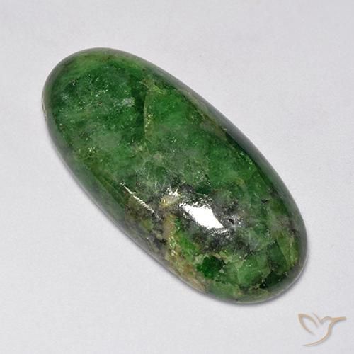 9,17 ctw natürlicher dunkelgrün Tsavorit-Granat, Oval, Lichtundurchlässig