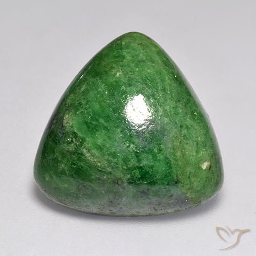 22.65ct Natürlicher Waldgrün Tsavorit-Granat, Trillion, Lichtundurchlässig