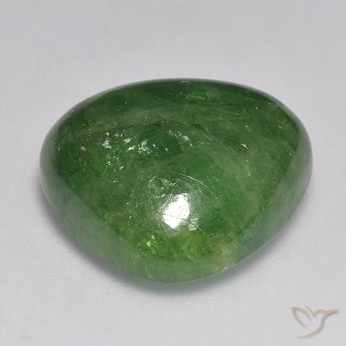 9,17 ctw natürlicher Mittel-Dunkelgrün Tsavorit-Granat, Trillion, Lichtdurchlässig